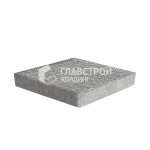 Тротуарная плитка Ромб 3Д, серо-белая с мраморной крошкой, 6 см