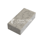 Тротуарная плитка Прямоугольник 20х10х6 см, аляска на камне