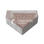 Тротуарная плитка Шапка Епископа, хаски на камне, 6 см