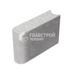 Бордюрный камень БРШ 50.20.8, белый с гранитной крошкой