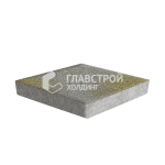 Тротуарная плитка Ромб 3Д, меланж на камне, 6 см