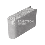 Бордюрный камень БРШ 50.20.8, антрацит на камне