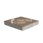 Тротуарная плитка 3Д, коричневая на камне, 6 см